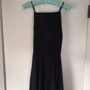 Black Prom Dress Lulu's Maxi Backless Size L